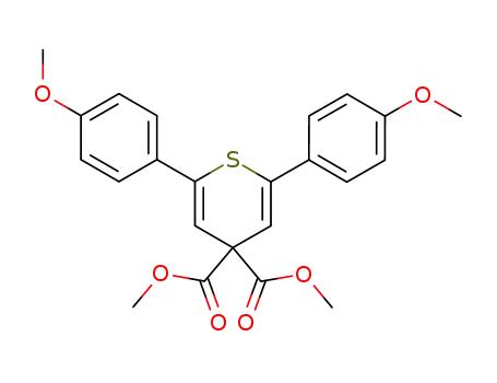 2,6-bis(4-methoxyphenyl)-4,4-dimethoxycarbonyl-4H-thiopyran
