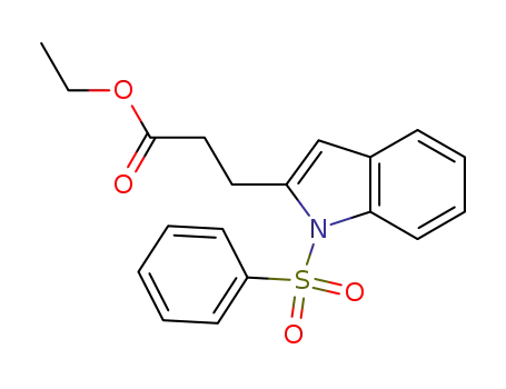 ethyl 3-(1-(phenylsulfonyl)-1H-indol-2-yl)propanoate