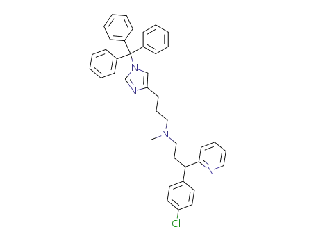 [3-(4-chloro-phenyl)-3-pyridin-2-yl-propyl]-methyl-[3-(1-trityl-1<i>H</i>-imidazol-4-yl)-propyl]-amine