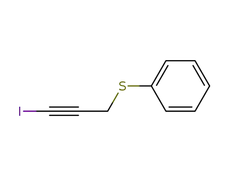 Molecular Structure of 16794-02-8 (Benzene, [(3-iodo-2-propynyl)thio]-)
