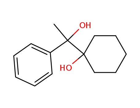 Molecular Structure of 1139-06-6 (1-hydroxy-α-methyl-α-phenyl-cyclohexanemethanol)
