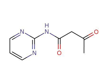 Molecular Structure of 709-91-1 (3-oxo-N-(pyrimidin-2-yl)butanamide)