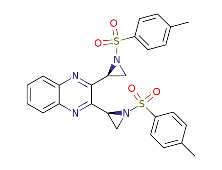 Aziridine, 2,2'-(2,3-quinoxalinediyl)bis[1-[(4-methylphenyl)sulfonyl]-,
(2S,2'S)-