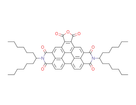 Molecular Structure of 259880-39-2 (2,10-bis(1-hexylheptyl)furo[3′,4′:4,5]pyreno-[2,1,10-def:7,8,9-d′e′f ′]diisoquinoline-1,3,5,7,9,11(2H,10H)-hexone)