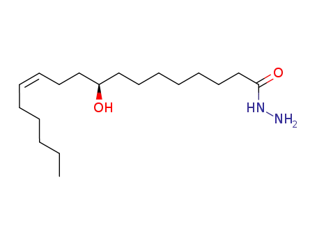 (9R,12Z)-9-hydroxyoctadec-12-enoic acid hydrazide