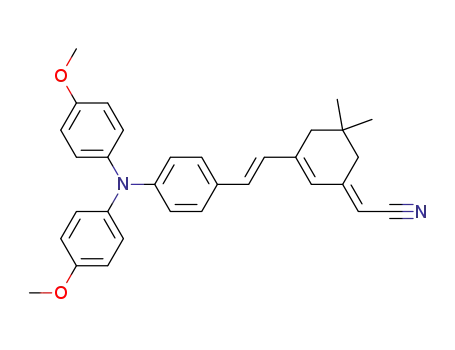 [3-((E)-2-{4-[Bis-(4-methoxy-phenyl)-amino]-phenyl}-vinyl)-5,5-dimethyl-cyclohex-2-en-(E)-ylidene]-acetonitrile