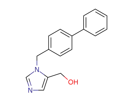 Molecular Structure of 488831-24-9 (1H-Imidazole-5-methanol, 1-([1,1'-biphenyl]-4-ylmethyl)-)