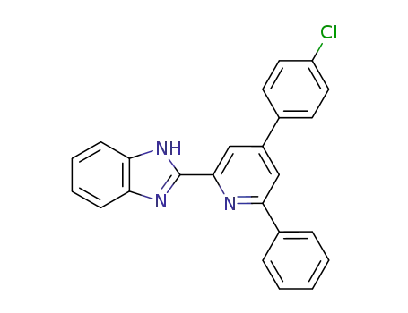1H-Benzimidazole, 2-[4-(4-chlorophenyl)-6-phenyl-2-pyridinyl]-