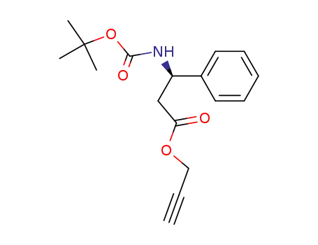 (R)-prop-2-ynyl 3-(tert-butoxycarbonylamino)-3-phenyl-propanoate