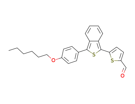 5-{3-[4-(hexyloxy)phenyl]benzo[c]thiophen-1-yl}thiophene-2-carbaldehyde