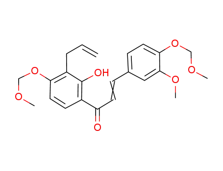 2'-hydroxy-4,4'-dimethoxymethoxy-3'-allyl-3-methoxy-chalcone
