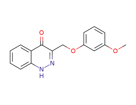 3-((3-methoxyphenoxy)methyl)cinnolin-4(1H)-one