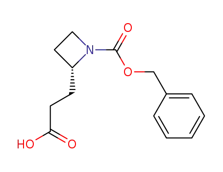 2-Azetidinepropanoic acid, 1-[(phenylmethoxy)carbonyl]-, (2R)-