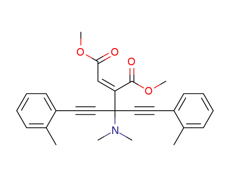 dimethyl (Z)-2-(3-(dimethylamino)-1,5-di(o-tolyl)penta-1,4-diyn-3-yl)maleate