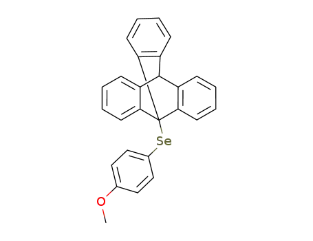 9-(p-methoxyphenylselanyl)triptycene
