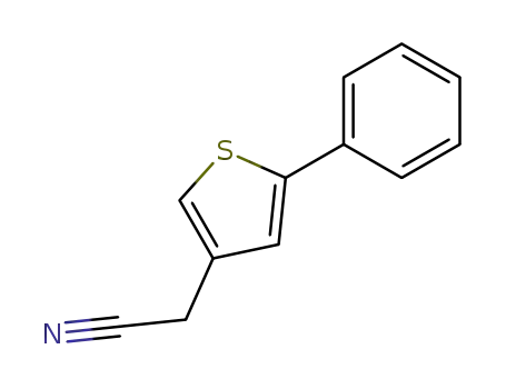 3-Thiopheneacetonitrile, 5-phenyl-