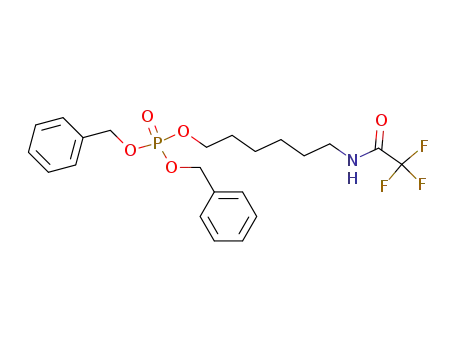 Molecular Structure of 465533-63-5 (1-O-(dibenzyl phosphoryloxy-6-trifluoroacetamido-1-hexanol)