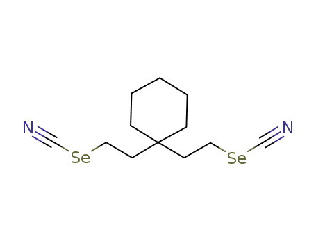 Molecular Structure of 1070768-58-9 (1,1-di(2-selenocyanatoethyl)cyclohexane)