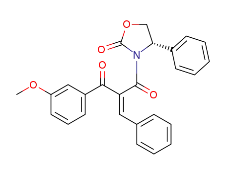 (S,Z)-2-benzylidene-1-(3-methoxyphenyl)-3-(2-oxo-4-phenyloxazolidin-3-yl)propane-1,3-dione