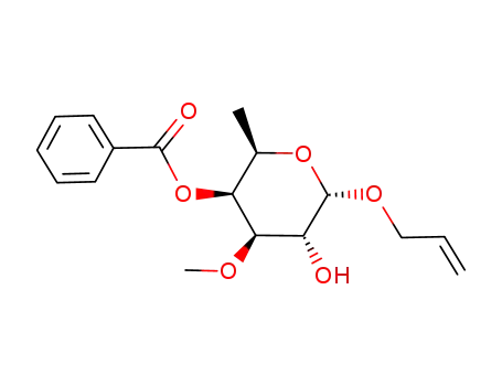 Benzoic acid (2R,3S,4R,5R,6S)-6-allyloxy-5-hydroxy-4-methoxy-2-methyl-tetrahydro-pyran-3-yl ester