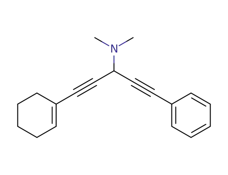 1-cyclohexenyl-N,N-dimethyl-5-phenylpenta-1,4-diyn-3-amine