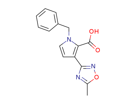 1-Benzyl-3-(5-methyl-1,2,4-oxadiazol-3-yl)-1H-pyrrole-2-carboxylic acid