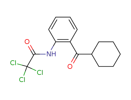 2,2,2-trichloro-N-[2-(cyclohexylcarbonyl)phenyl]acetamide