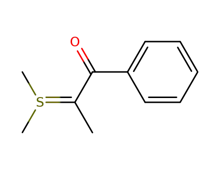 Molecular Structure of 66981-69-9 (Sulfonium, dimethyl-, 1-methyl-2-oxo-2-phenylethylide)