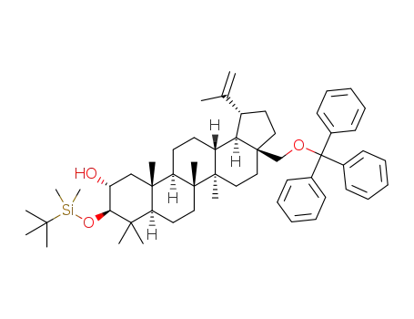 28-O-trityl-3β-(tert-butyldimethylsilyloxy)-2α-hydroxylup-20(29)-en-28-ol