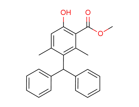 methyl 3-diphenylmethyl-6-hydroxy-2,4-dimethylbenzoate