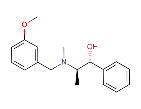 (1R,2R)-1-phenyl-2-[N-methyl-N-(3'-methoxybenzyl)amino]propan-1-ol