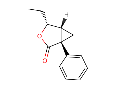 3-Oxabicyclo[3.1.0]hexan-2-one,4-ethyl-1-phenyl-,(1S,4R,5R)-(9CI)