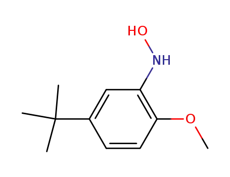 <i>N</i>-(5-<i>tert</i>-butyl-2-methoxy-phenyl)-hydroxylamine