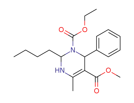 3-ethoxycarbonyl-5-methoxycarbonyl-2-butyl-6-methyl-4-phenyl-1,2,3,4-tetrahydropyrimidine