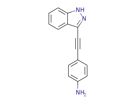4-((1H-indazol-3-yl)ethynyl)aniline