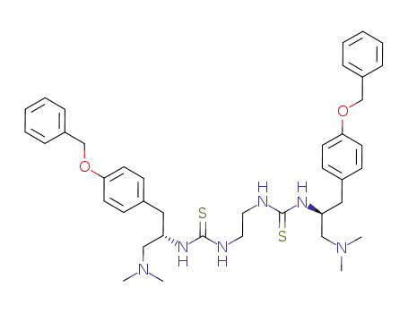 (S)-1,1'-(ethane-1,2-diyl)bis(3-((S)-1-(4-(benzyloxy)phenyl)-3-(dimethylamino)propan-2-yl)thiourea)