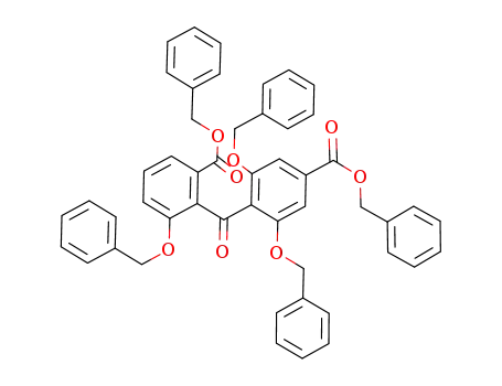 2-benzyloxy-6-benzyloxycarbonylphenyl 2,6-dibenzyloxy-4-benzyloxycarbonylphenyl ketone