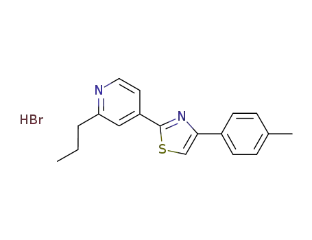 2-(2-Propylpyridin-4-yl)-4-(p-tolyl)thiazole hydrobromide