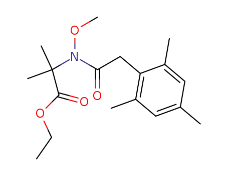 ethyl 2-[N-(mesitylacetyl)-N-(methoxy)]amino-2-methylpropanoate