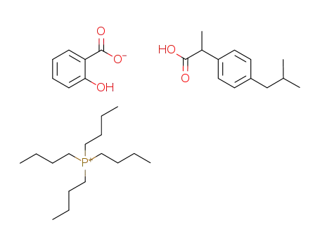 tetrabutylphosphonium salicylate-ibuprofenoic acid