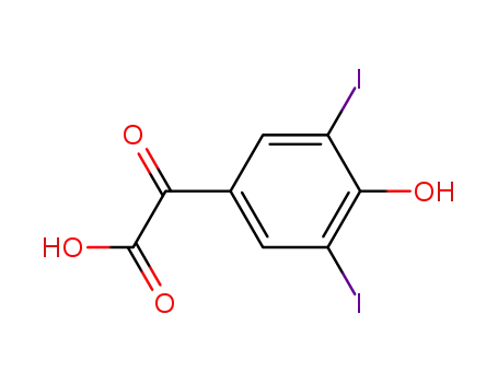 2-(4-hydroxy-3,5diiodophenyl)-2-oxoacetic acid