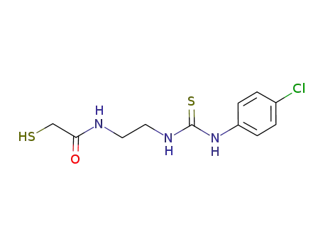1-(4-chlorophenyl)-3-[2-((2-thioacetyl)amino)ethyl]thiourea