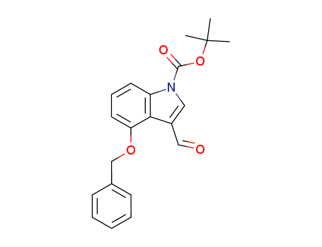 1H-Indole-1-carboxylicacid, 3-formyl-4-(phenylmethoxy)-, 1,1-dimethylethyl ester