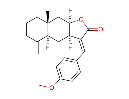 (3aR,4aS,8aR,9aR,E)-3-(4-methoxybenzylidene)-8a-methyl-5-methylenedecahydronaphtho[2,3-b]furan-2(3H)-one