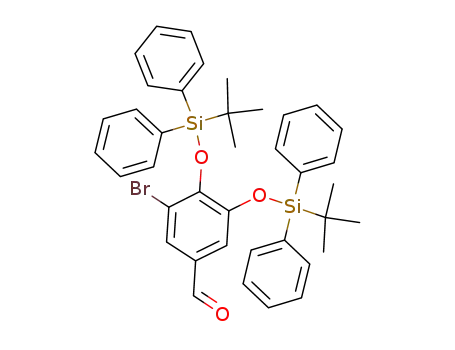 3-bromo-4,5-bis(tert-butyldiphenylsilyloxy)benzaldehyde