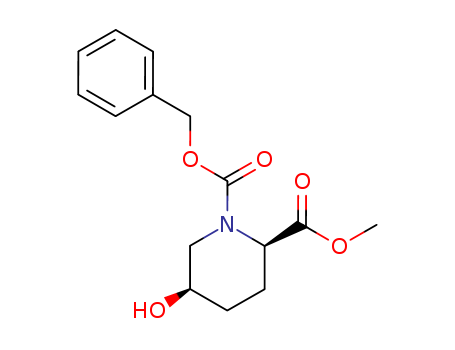 (2R,5R)-5-Hydroxy-1,2-piperidinedicarboxylic acid 2-methyl 1-benzyl ester