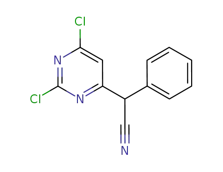 2-(2,6-dichloropyrimidin-4-yl)-2-phenylacetonitrile