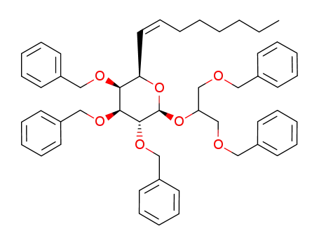 1,3-di-O-benzyl-2-O-[(6Z)-2,3,4-tri-O-benzyl-6,7,8,9,10,11,12,13-octadeoxy-β-D-galacto-tridec-6-enopyranosyl]glycerol