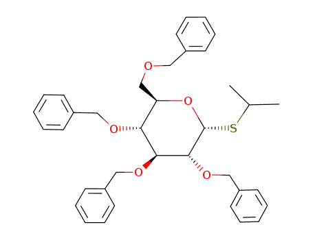 isopropyl 2,3,4,6-tetra-O-benzyl-1-thio-α-D-glucopyranoside