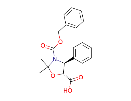 (4S,5R)-3-(benzyloxycarbonyl)-2,2-dimethyl-4-phenyloxazolidine-5-carboxylic acid